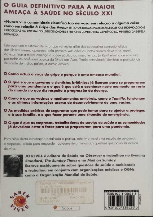 Tudo o Que Precisa de Saber Acerca da Gripe das Aves - Jo Revill