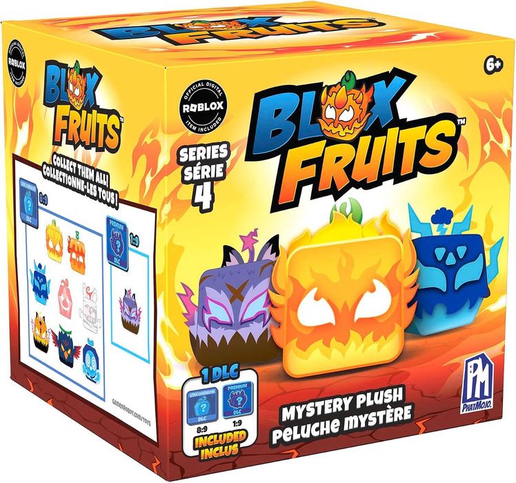 Оригінал Blox Fruits Series 4 Mystery Plush Блокс Фрут плюшева іграшка містить DLC Code