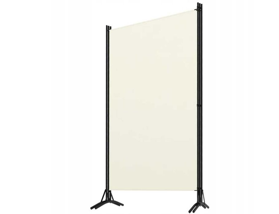 Parawan pokojowy 260cm x 180cm dekoracyjny BIAŁY ścianka przegroda