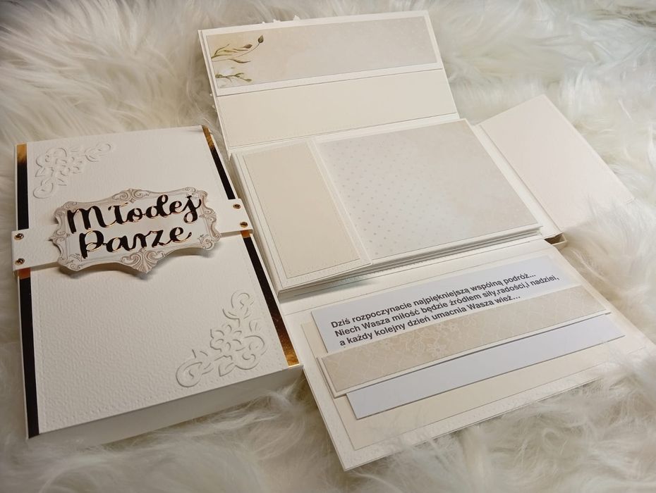 MŁODEJ PARZE/mini album, pamiątka,kartka