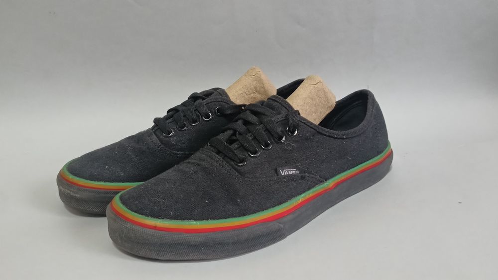 Кеди Vans Authentic (Rasta) Black, 40 розмір