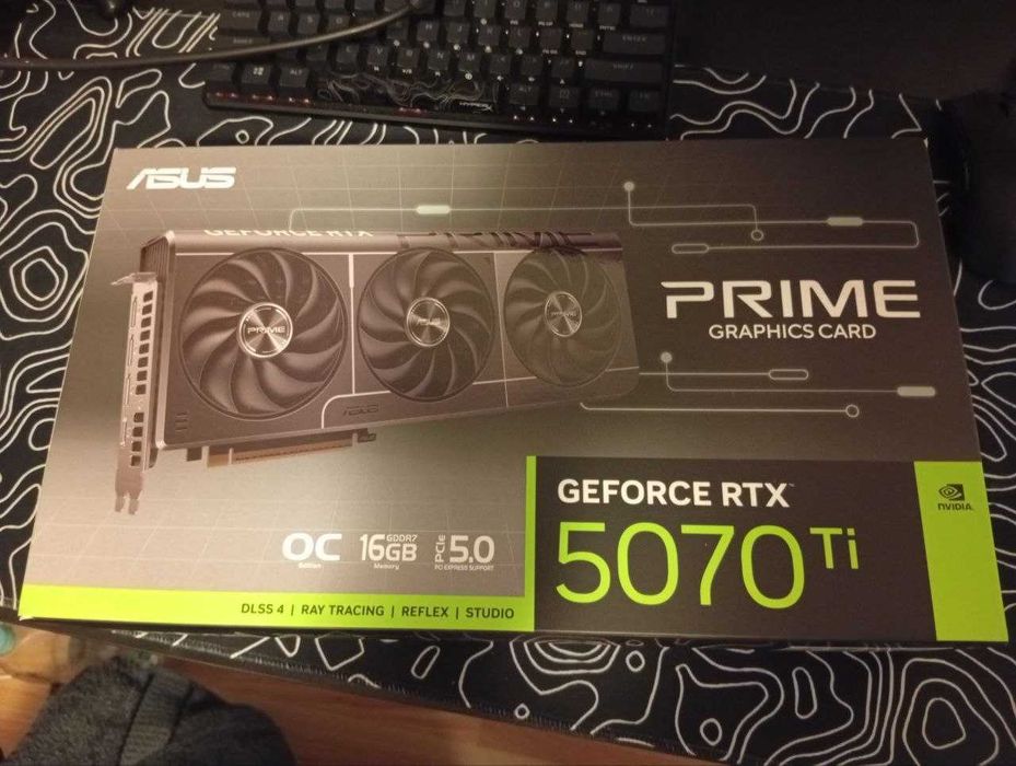 ASUS RTX 5070 ti prime OC 16GB DLSS 4