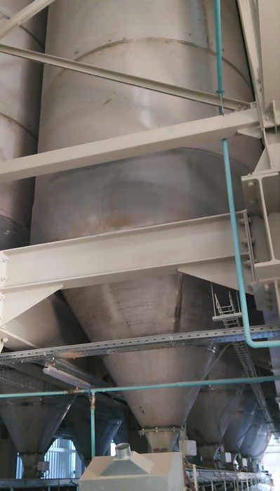 Нержавіючий вертикальний резервуар 50 м3. Ємність нержавійка. Є відео!