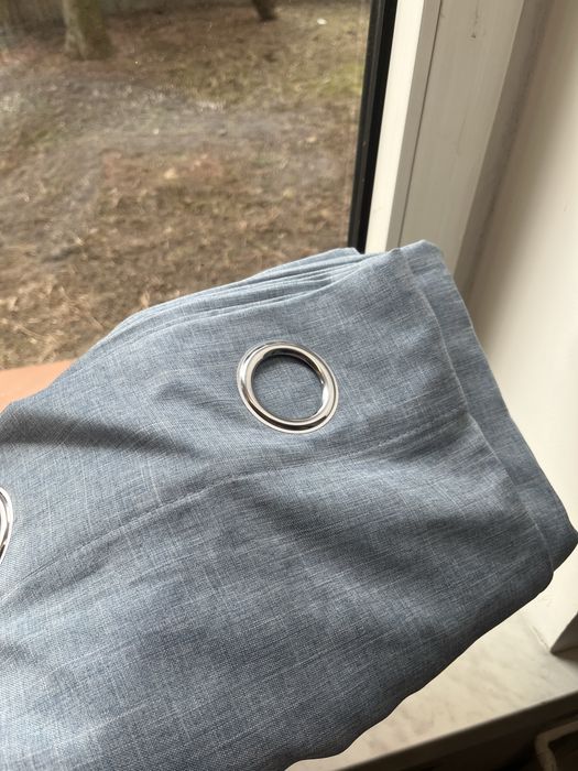 Zasłony Inspire Raspberry 140×280 cm szare na przelotkach – 4 sztuki