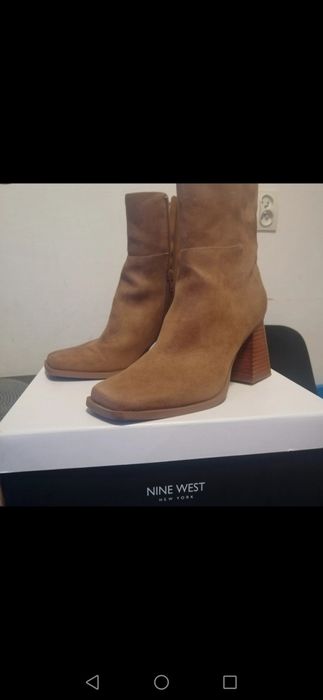 Zamszowe botki Nine West rozm. 38