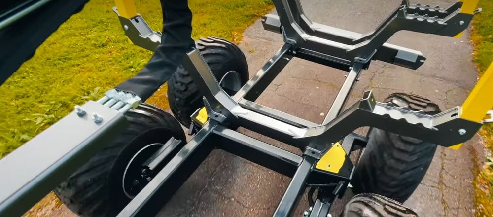 PALMS 8D 4.71 przyczepa leśna zrywkowa 10 ton 99900 netto