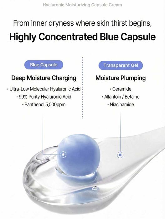 [Medicube] Hylaruonic moisturizing capsule cream 55g