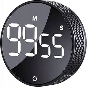 minutnik cyfrowy obrotowy kuchenny timery wizualne duży wyświetlacz