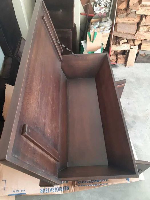 "Masseira de madeira" : amassar pão ou decorar padaria - como nova