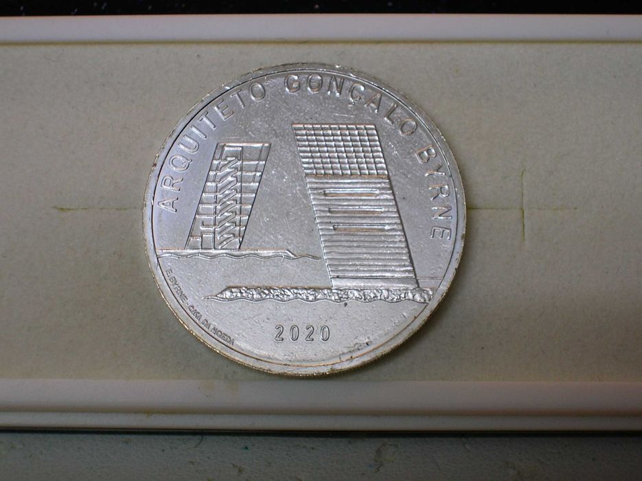 Moeda 7,50 euros - Arq. Gonçalo Byrne / 2020 / PRATA