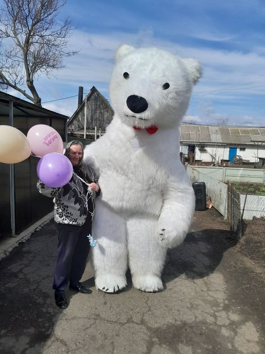 Привітання на день народження, Зайчик, мішка, аніматор