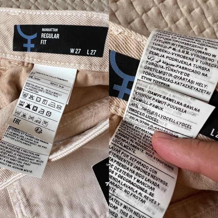 Джинсы Sisley, размер W27, новые