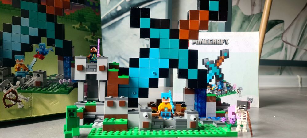21244 lego Minecraft miecz lego opakowanie instrukcja