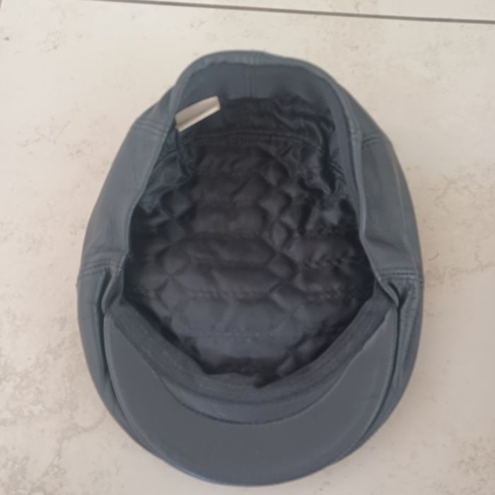 Kaszkiet ze skóry naturalnej XL/59 cm