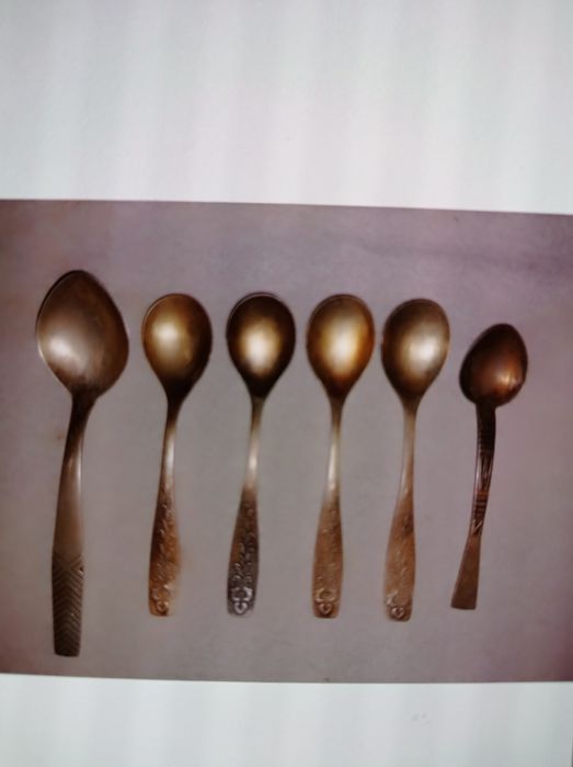 Мельхіор ложки різні