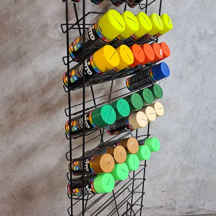 44 Latas de tinta Spray marca VITO 400ml + Suporte expositor metálico