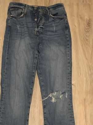 Niebieskie dżinsy (Bershka Skinny Highrise)