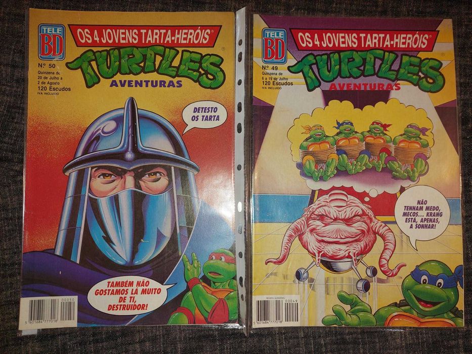 Coleção completa “Os 4 Jovens Tarta-Heróis / Turtles Aventuras”
