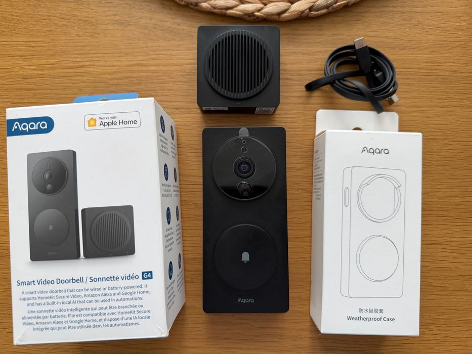 Aqara inteligentny dzwonek do drzwi G4 kamera 1080p FHD HomeKit Secure + Case