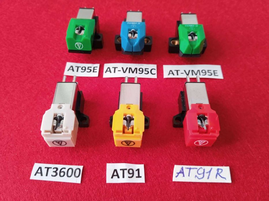 Голки вставки і картриджі нові AT3600L AT91 AT95E AT-VM95E