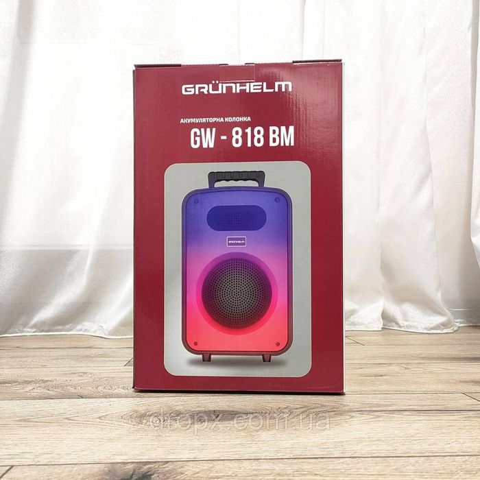 Акция! Портативная колонка GW-818 BM Grunhelm