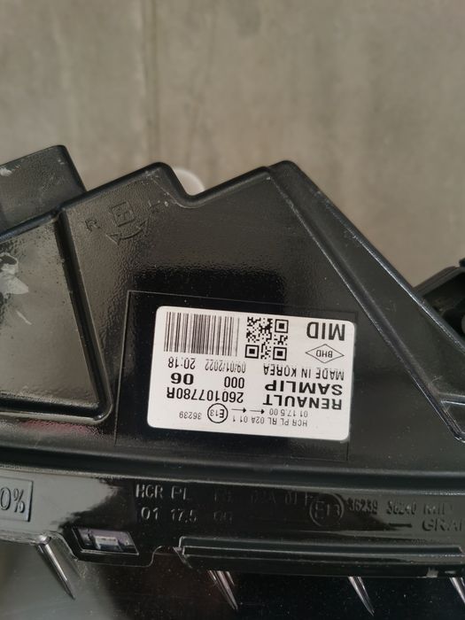 Faróis Renault arkana