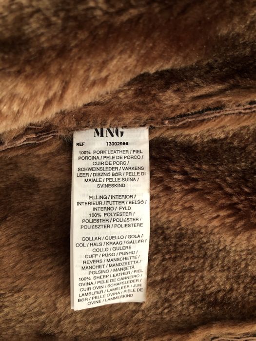 Casaco Mango em pele