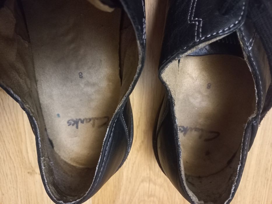 Мужские кожаные туфли Clarks 42 p.