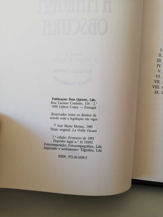 A Margem Obscura - José María Merino