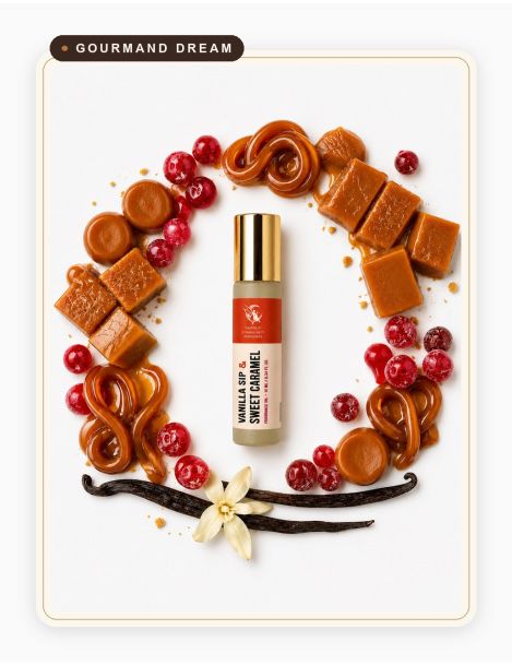 нові нішеві масляні парфуми vanilla sip & sweet caramel by fantasy community perfumes