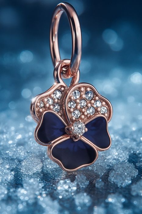 Nowy Pandora CHARMS Zawieszka Srebrna do Pandora APART Koralik