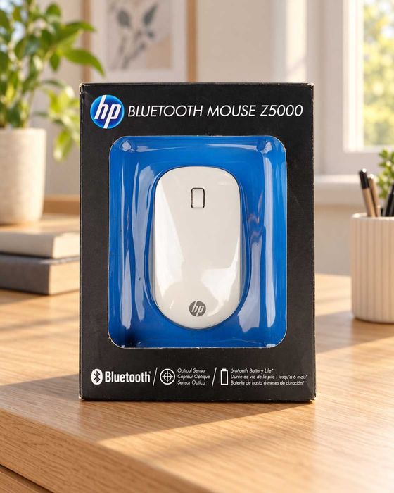 Rato HP Bluetooth Mouse Z5000 Branco — NOVO na caixa