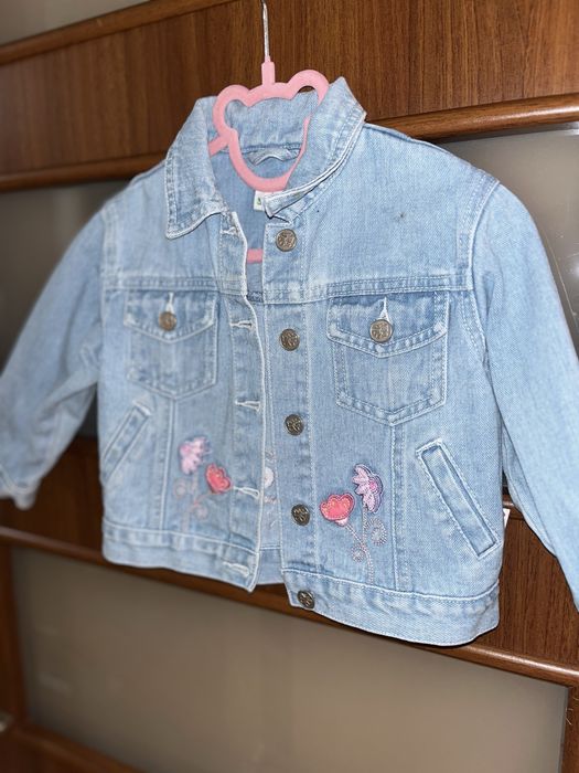 Джинсовый пиджак на девочку