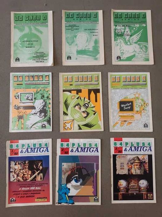 Magazyn "C64 Plus 4 & Amiga" - 9 numerów