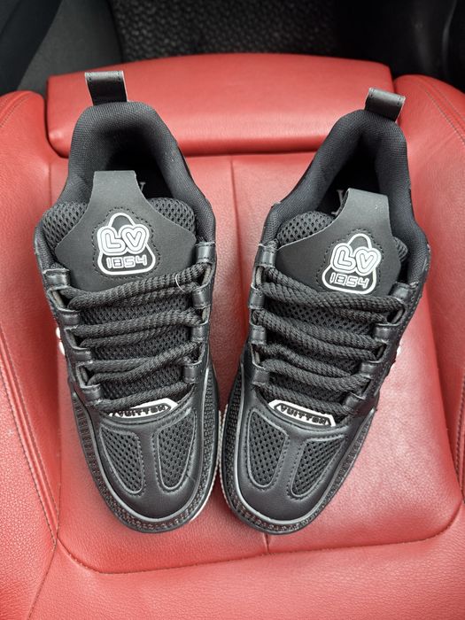 (БЕЗ ПЕРЕДОПЛАТИ) Louis Vuitton Skate Sneaker Black луї вітон чорні