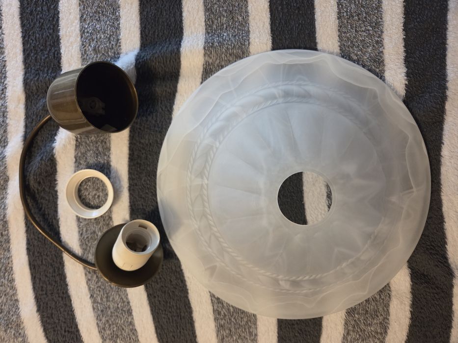 Lampa wisząca KARKON 608/30/6 – satynowy szklany klosz, E27