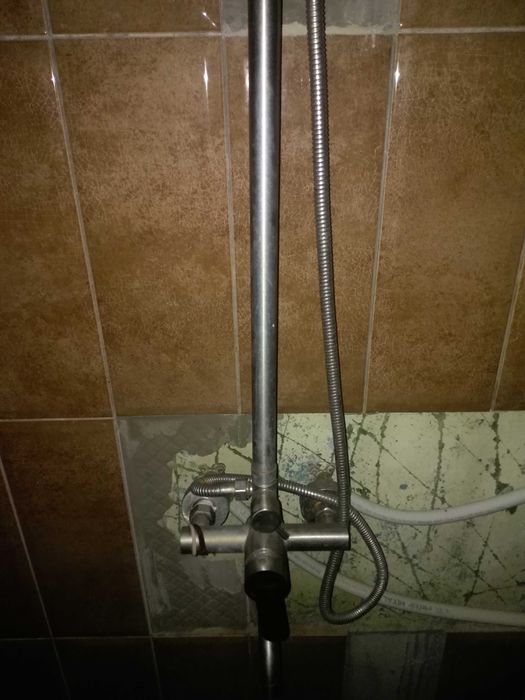 2500+1000 бойлер на 80 л душевая стойка нерж