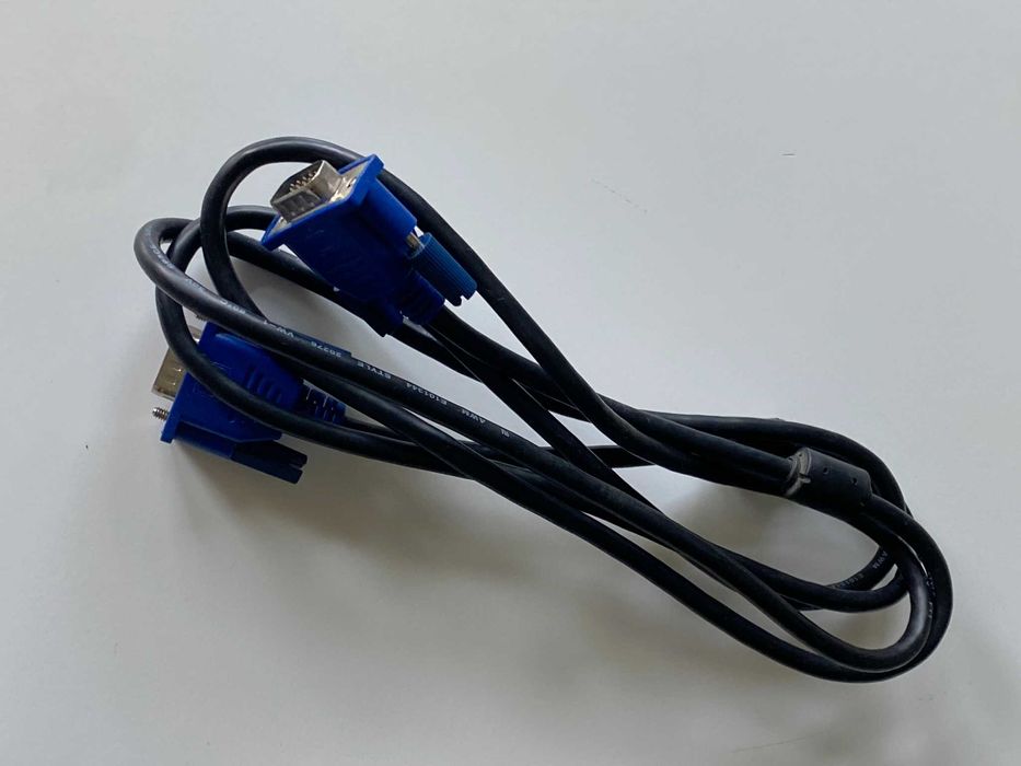 Kabel VGA-VGA video do monitora projektora przewód monitorowy dł. 1,8m