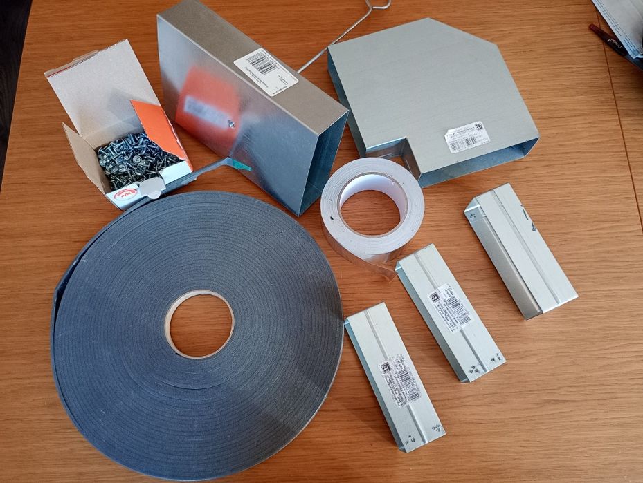 Kanał wentylacyjny 150x50 akcesoria