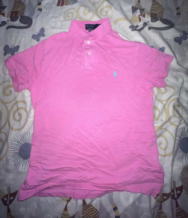 Оригінальне поло Polo Ralph Lauren рожеве