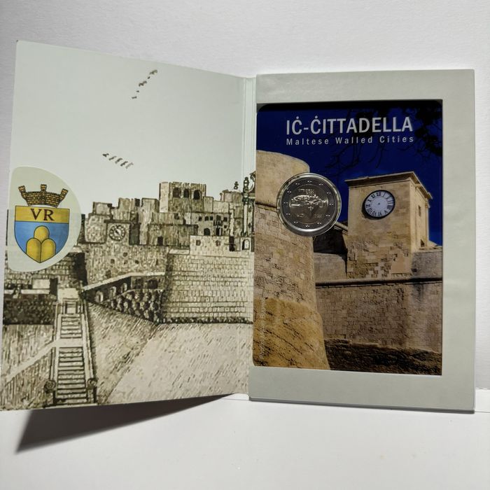 2€ Malta 2024 - Conjunto de duas moedas