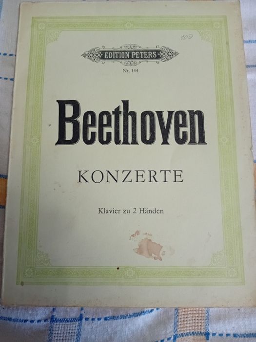 Ноты Бетховен концерты .Лейпциг.на немецком языке.