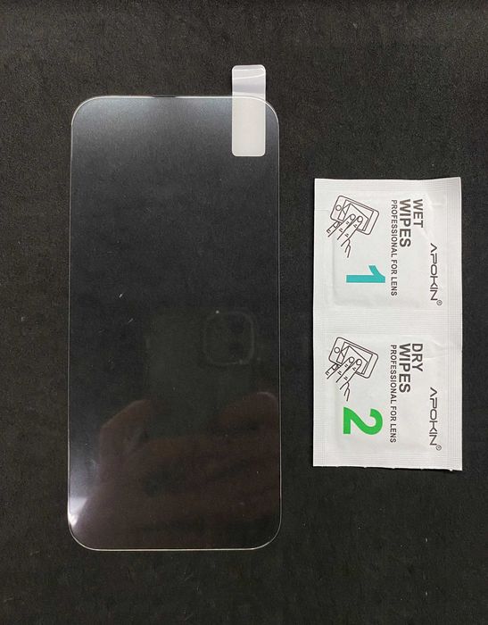 Película de vidro temperado iPhone 16/ 16 Plus/16 Pro/16 Pro Max/16e