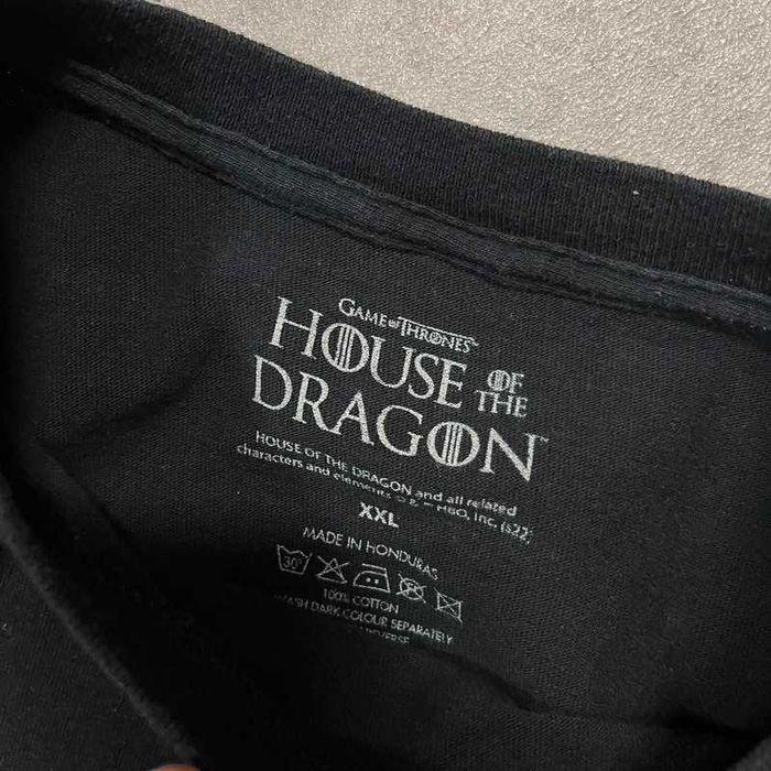 Vintage Koszulka Game Of Thrones T-Shirt Printed Y2K Trendy Baggy