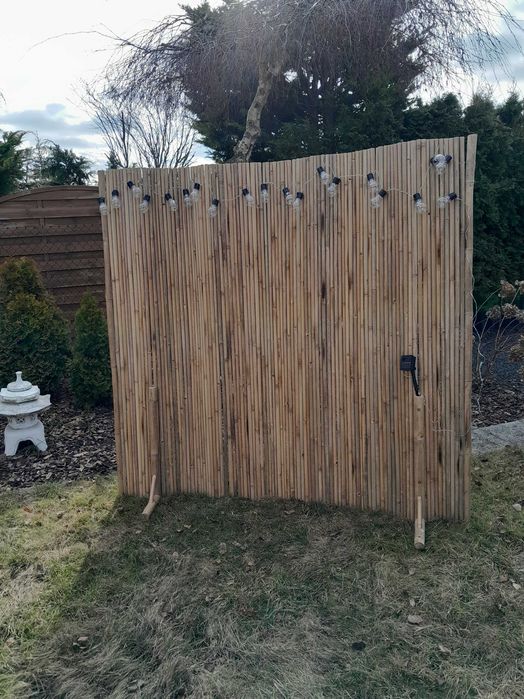 pergola bambusowa