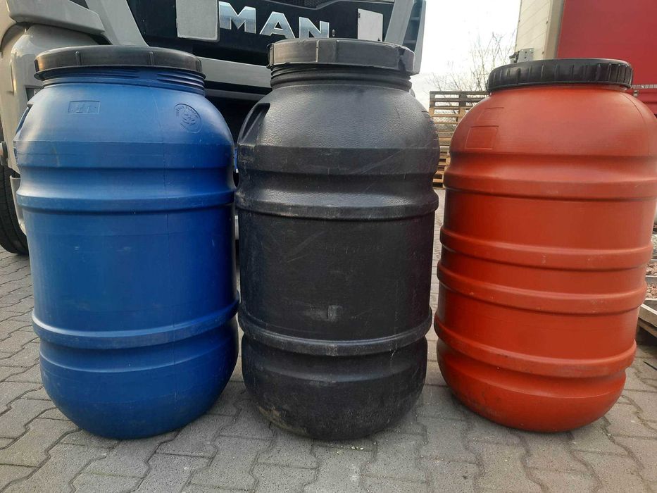 Beczki plastikowe 220 litrów Spożywka Transport