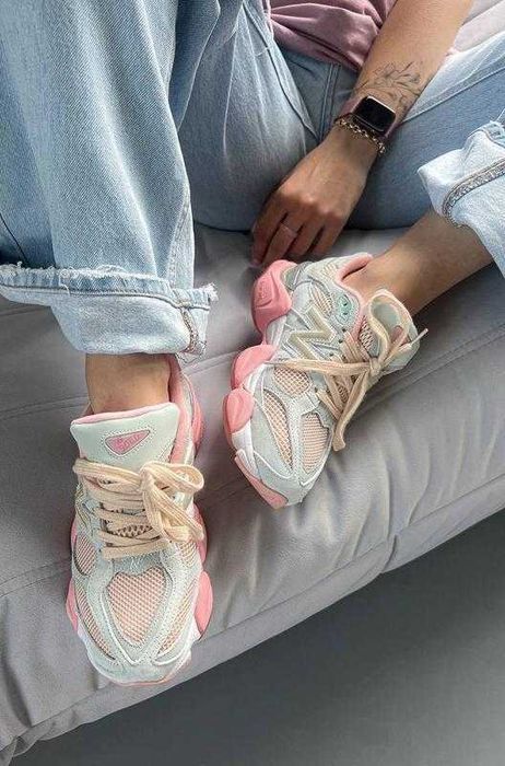Кроссовки New Balance 9060 Baby Shower Pink/Кросівки Жіночі Нью Беланс