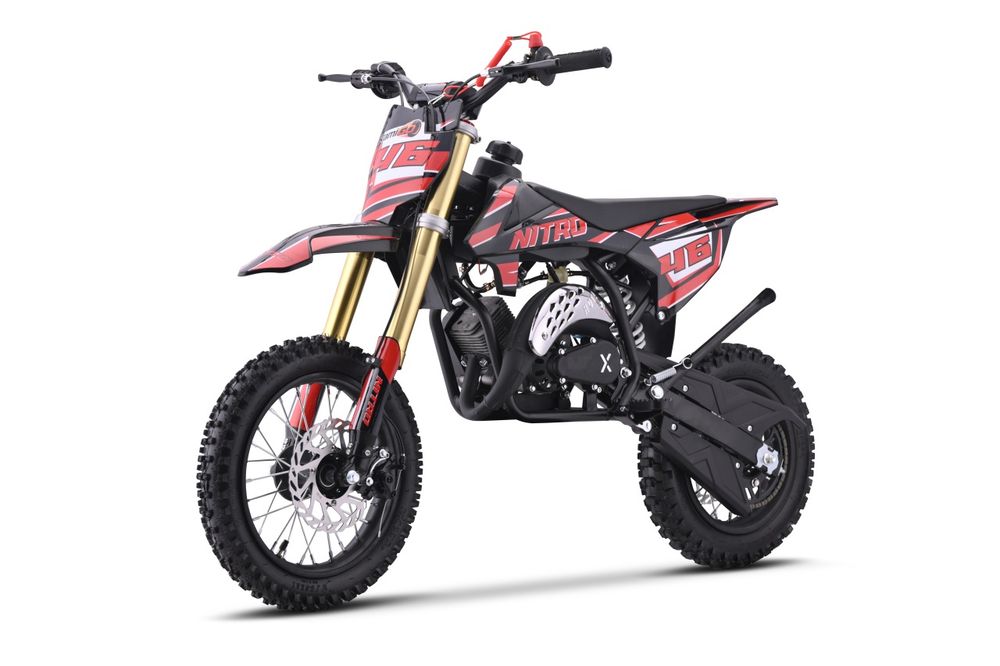 Motor Mini Cross Spalinowy Nitro 60Cc Czerwony
