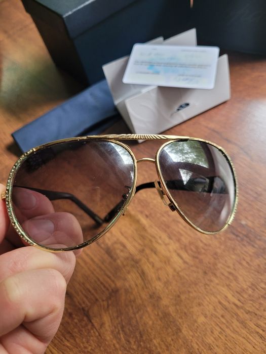 Okulary przeciwsłoneczne z diamentami Chopard oryginalne