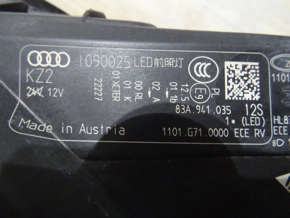 AUDI Q3 83A 18- FULL LED MATRIX LAMPA lampa lewa przód przednia  83A941035